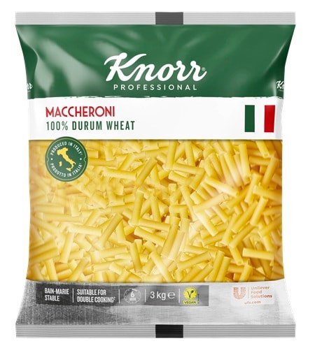 Makaron Maccheroni (Wąskie rurki) Knorr Professional 3kg - 